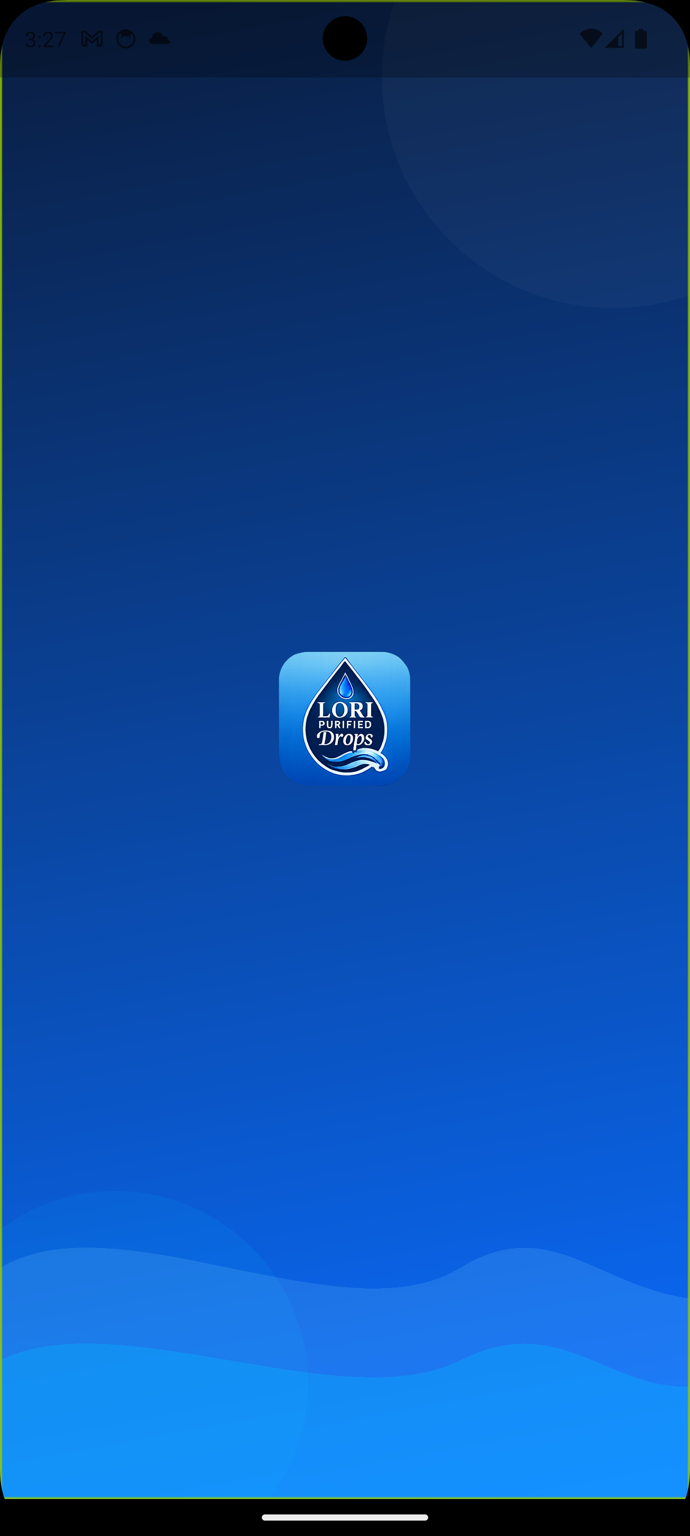 Lori app home screen showing quick order sizes and current promotions